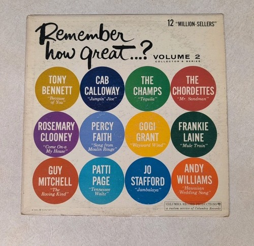 Remember how great volume - great...?,