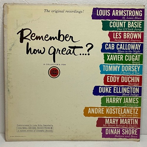 Remember how great - how,