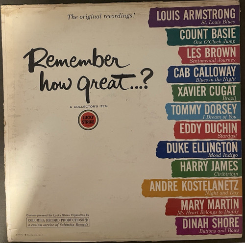 Remember how great vinyl - how, great?
